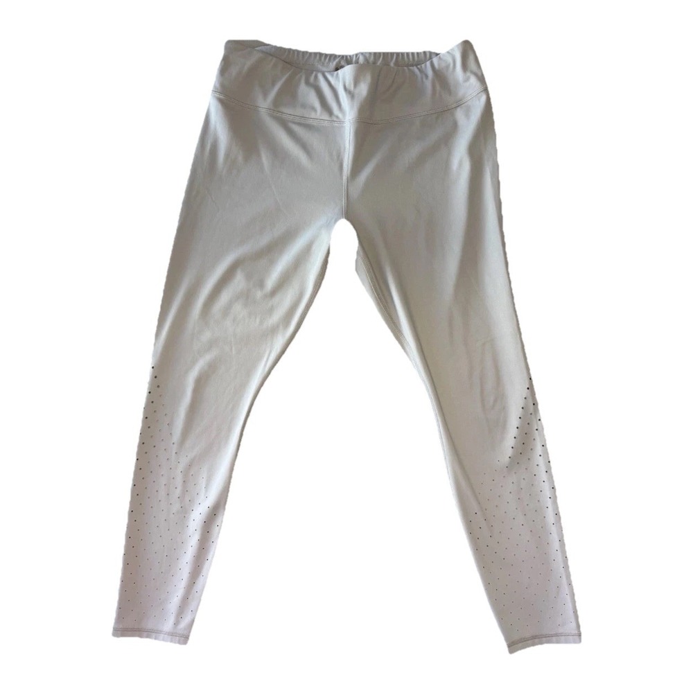 Athleta Womens XL 7/8 Leggings High Rise Taupe Workout Yoga Athletic Pants